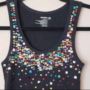 ❗️Deleting❗️Old Navy sequin tank top